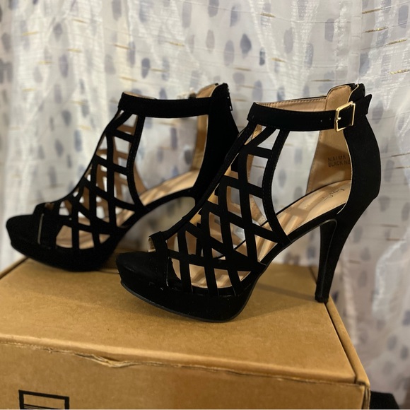 naima Shoes - Black womens  high heels 10